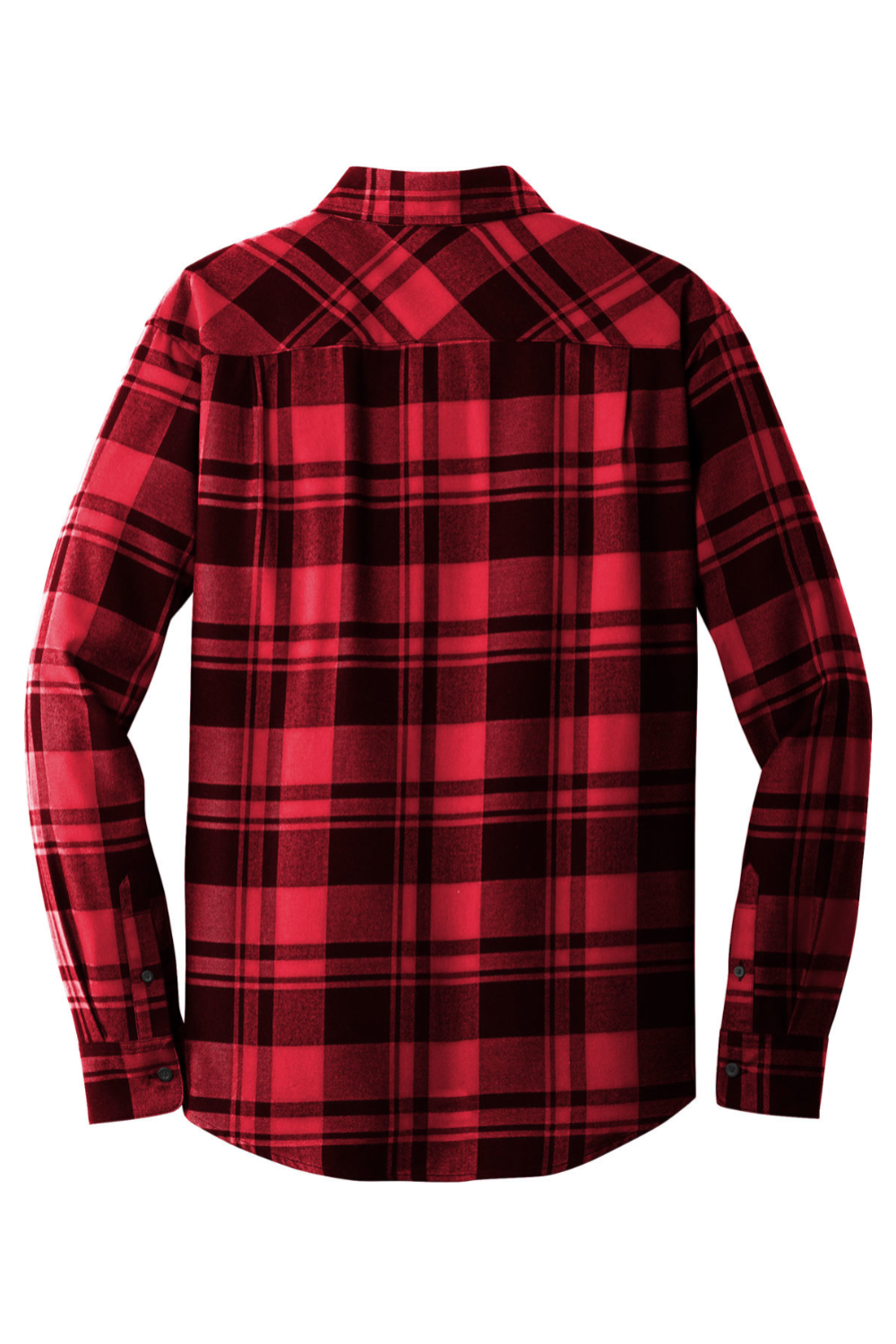 Maxxed Embroidered Plaid Flannel Shirt