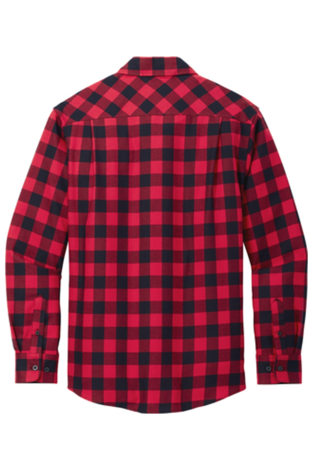 Maxxed Embroidered Plaid Flannel Shirt