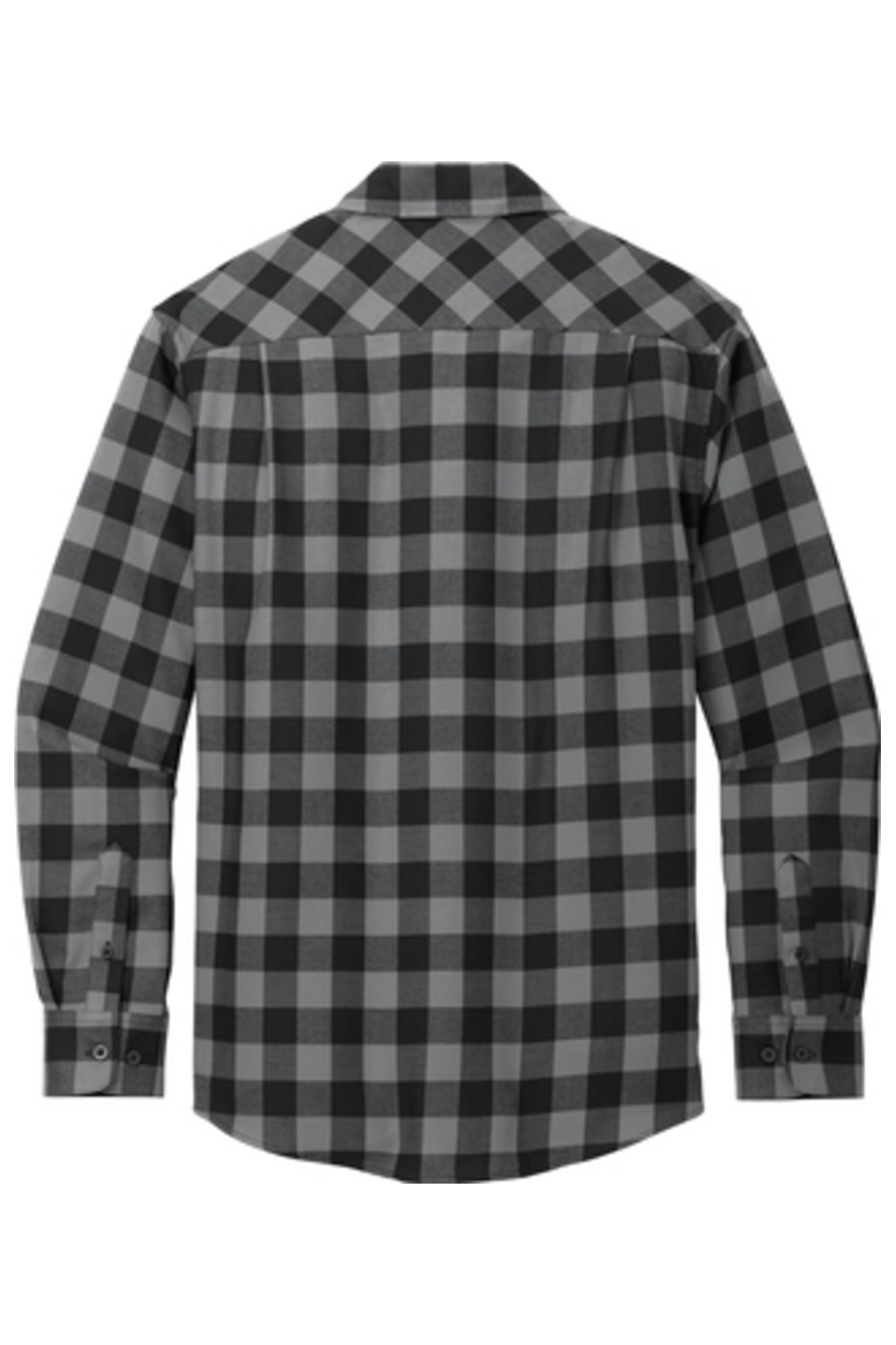 Maxxed Embroidered Plaid Flannel Shirt