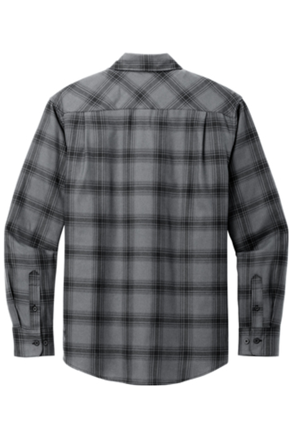 Maxxed Embroidered Plaid Flannel Shirt