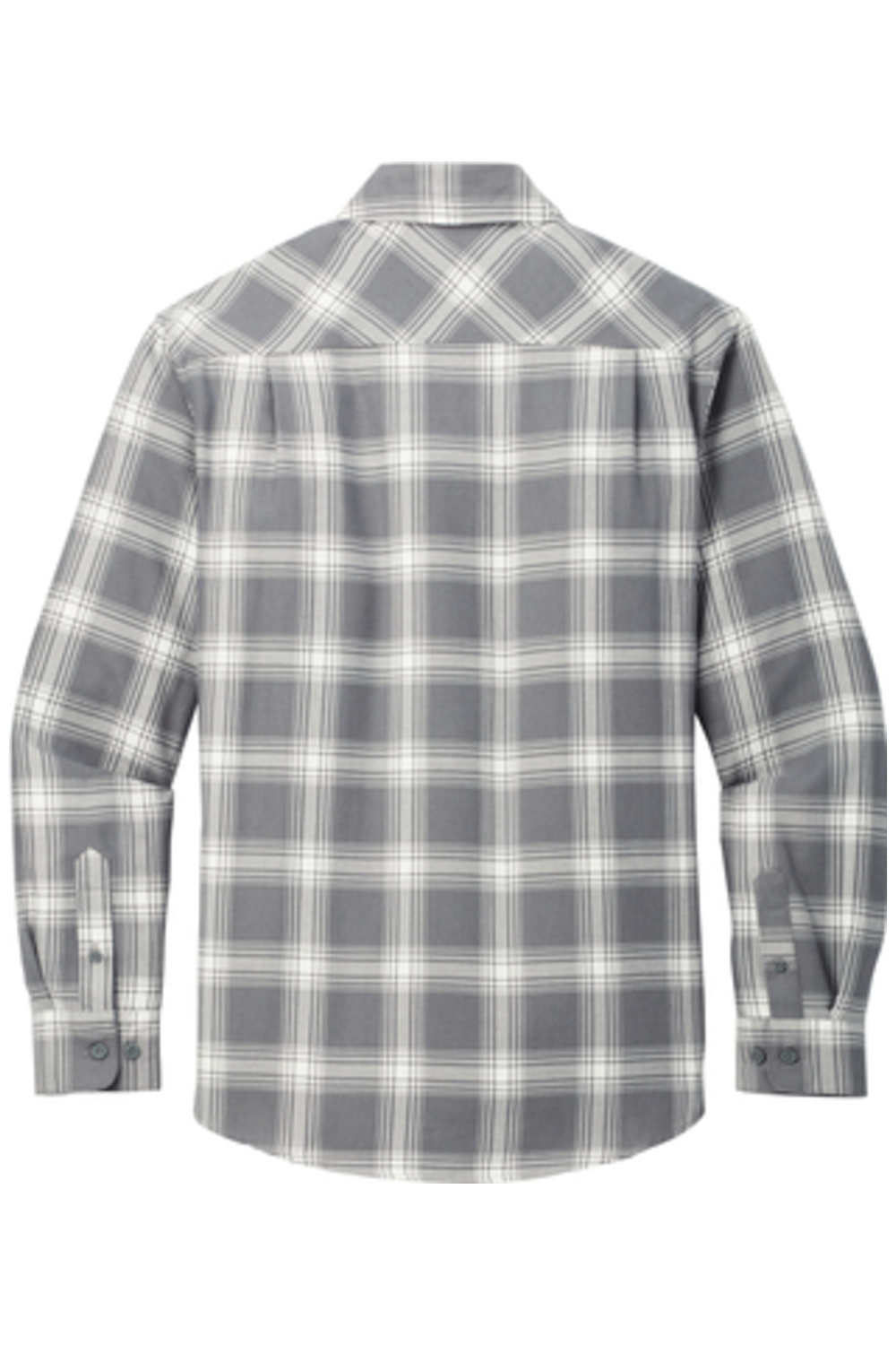 Maxxed Embroidered Plaid Flannel Shirt