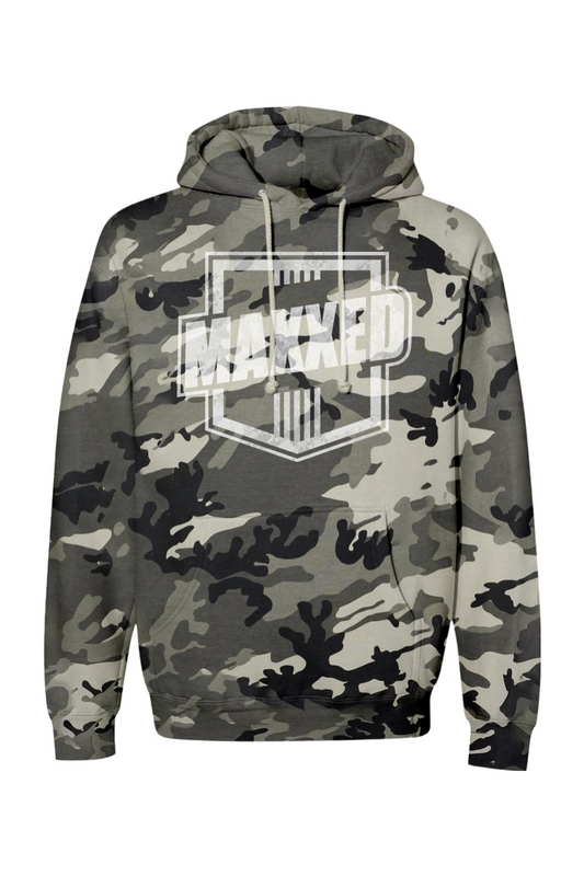 Maxxed Snow Camo Heavyweight Hooded Sweatshirt