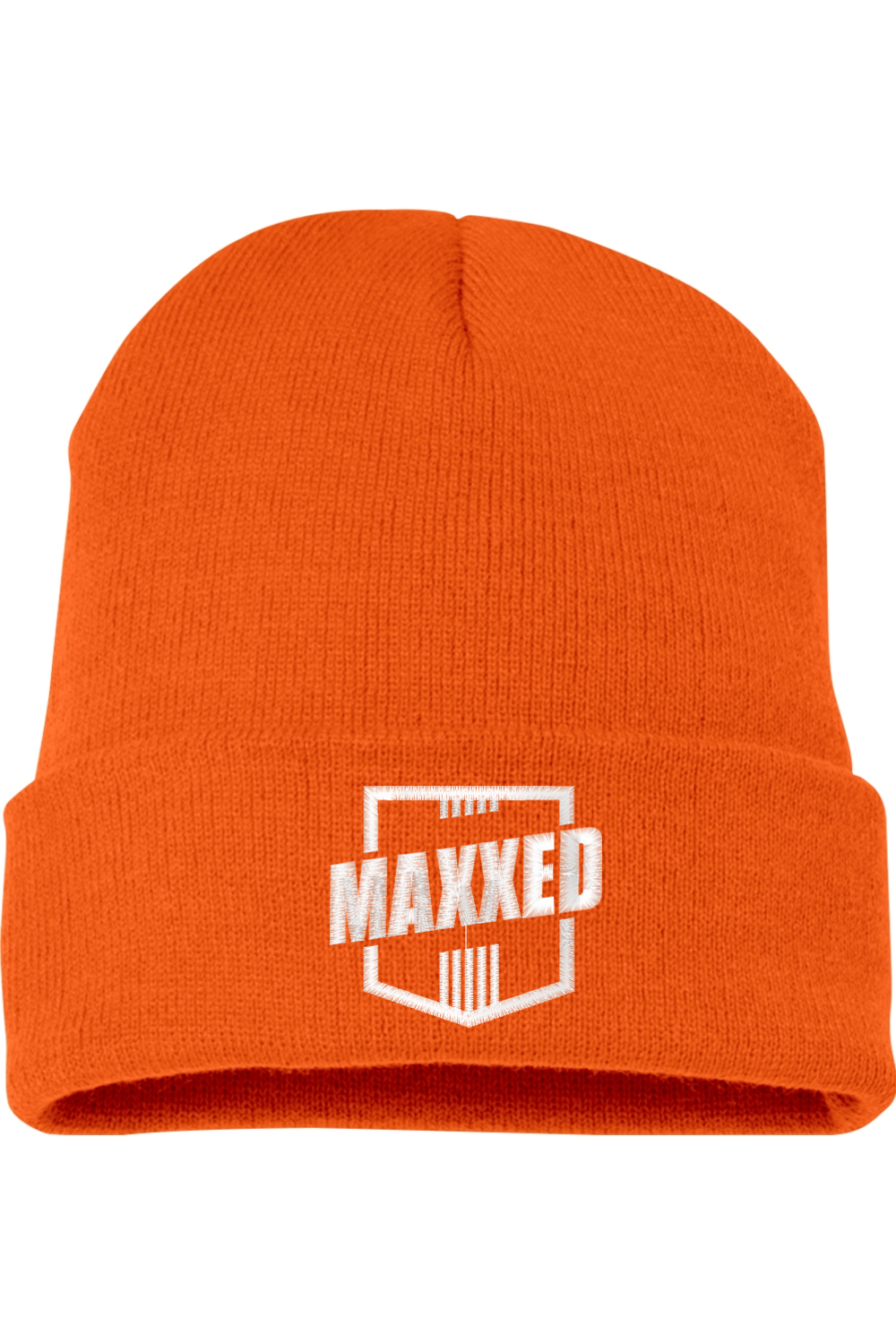 Team Maxxed Embroidered Cuffed Beanie