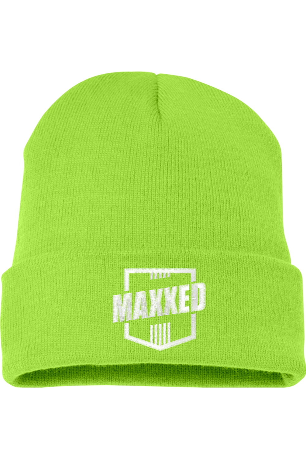 Team Maxxed Embroidered Cuffed Beanie