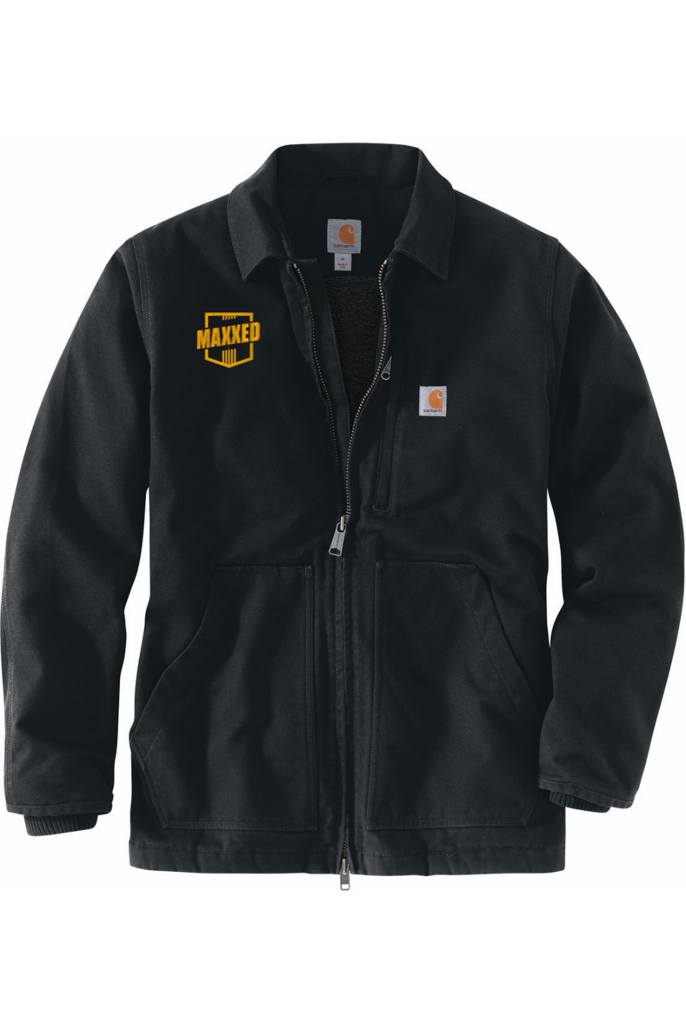 Maxxed Embroidered Carhartt Sherpa-Lined Coat