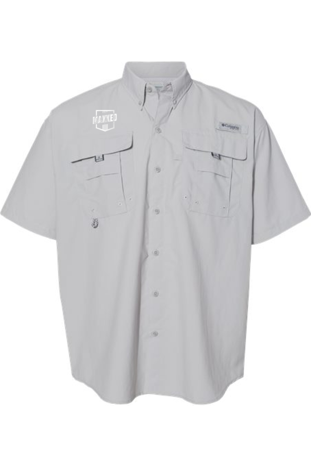 Maxxed Embroidered Columbia PFG Bahama II Short Sleeve Shirt