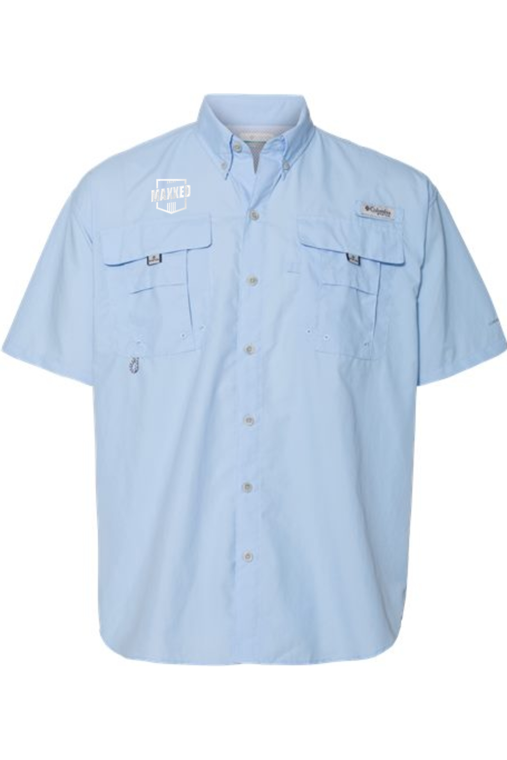 Maxxed Embroidered Columbia PFG Bahama II Short Sleeve Shirt