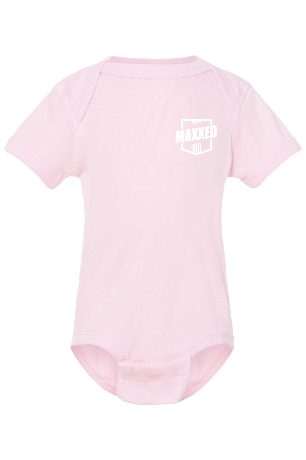 Maxxed Rabbit Skins Infant Short Sleeve Baby Rib Bodysuit