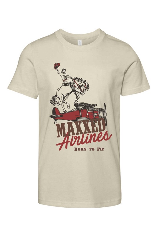 Maxxed Airlines Youth Tee