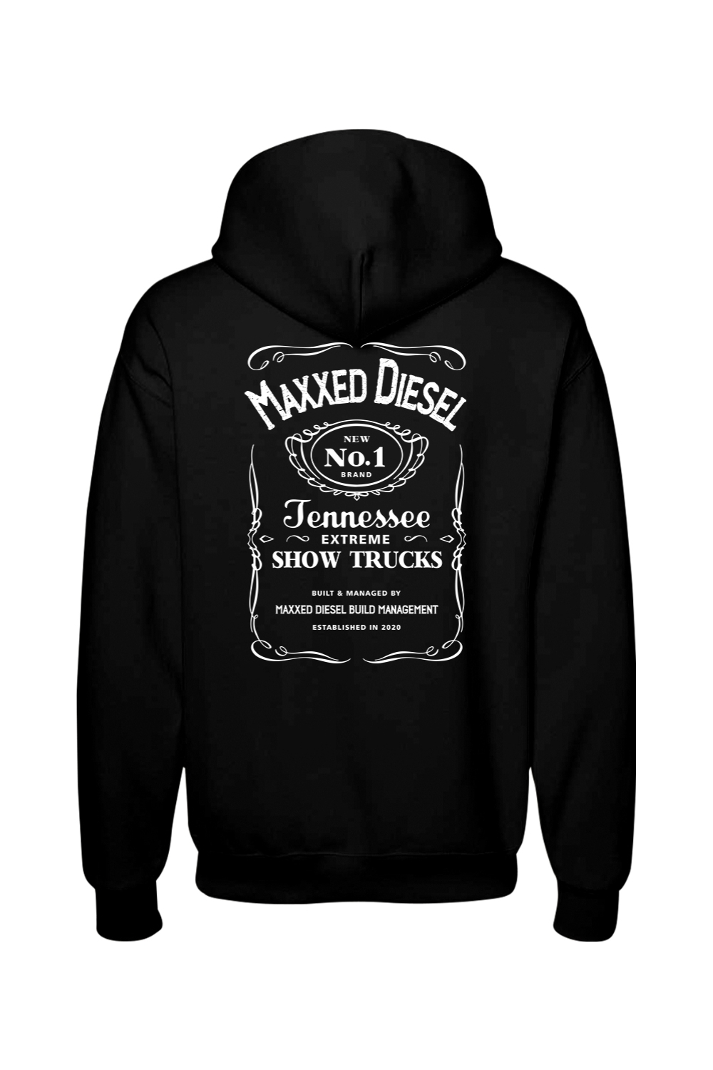 Maxxed Diesel Whiskey Black / White Hoodie