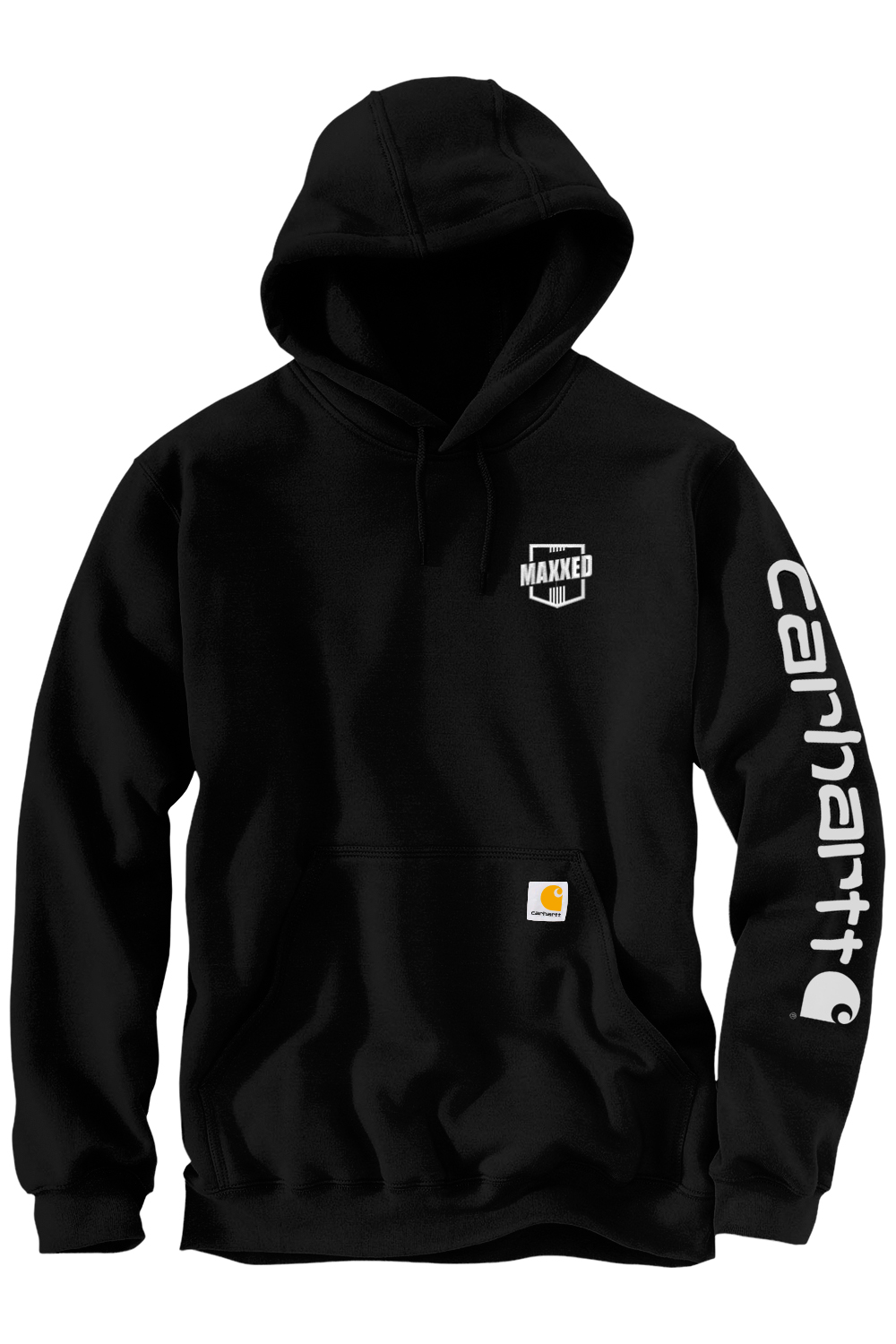 Maxxed Embroidered Carhartt Midweight Hooded Logo Sweatshirt