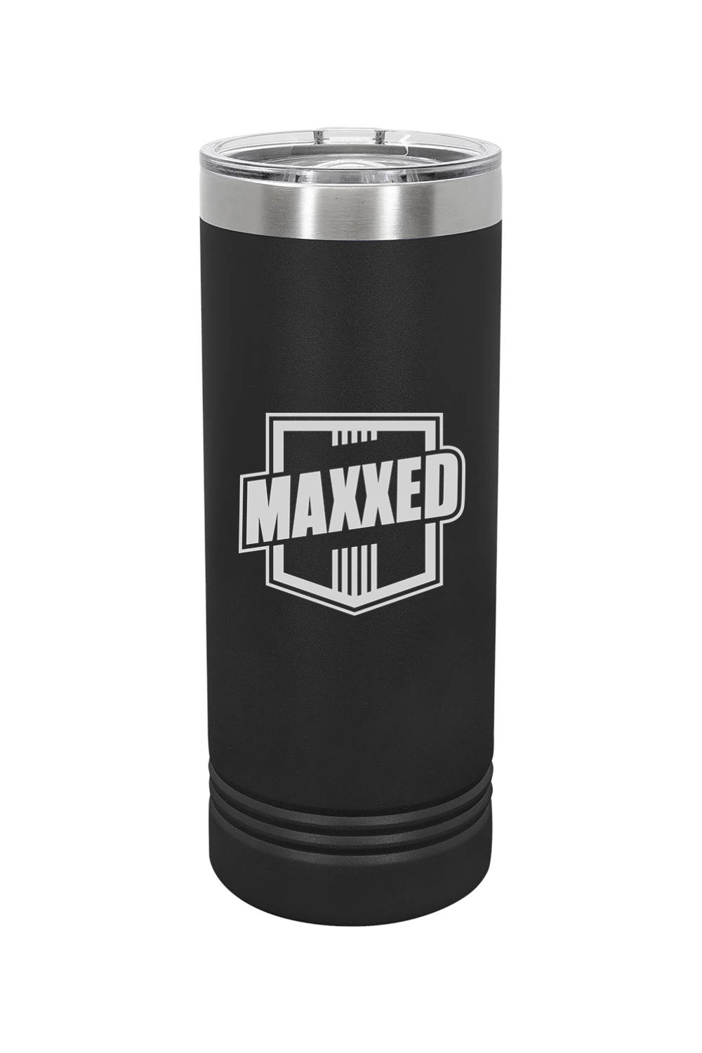 Maxxed Engraved 22 oz. Skinny Tumbler with Slider Lid