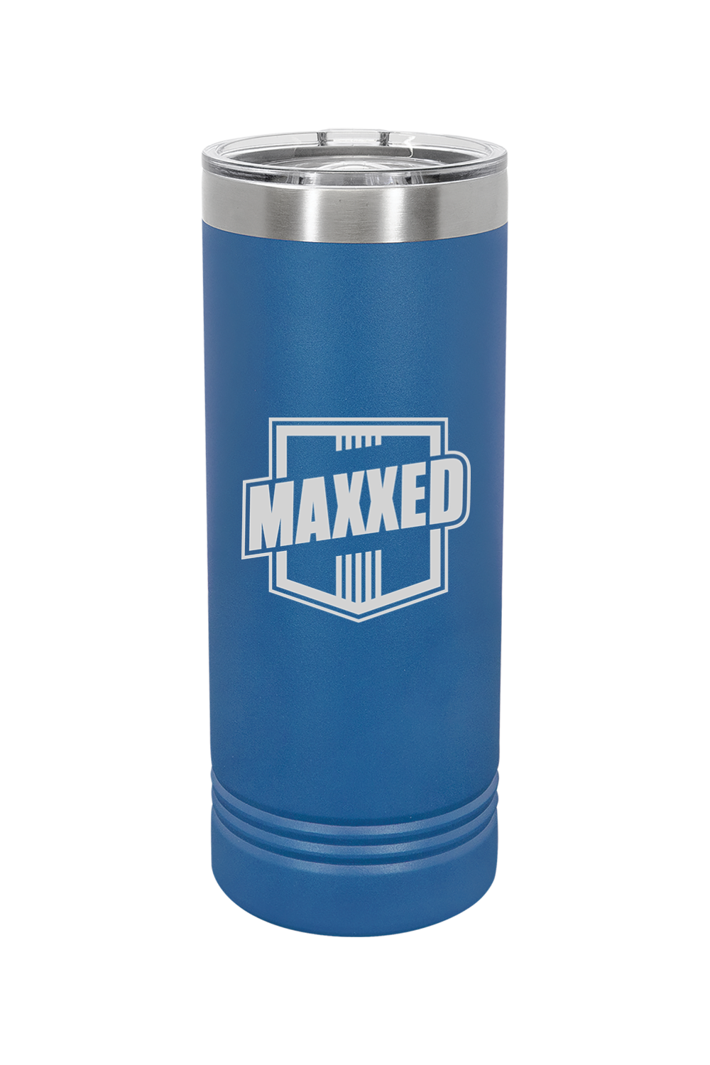 Maxxed Engraved 22 oz. Skinny Tumbler with Slider Lid