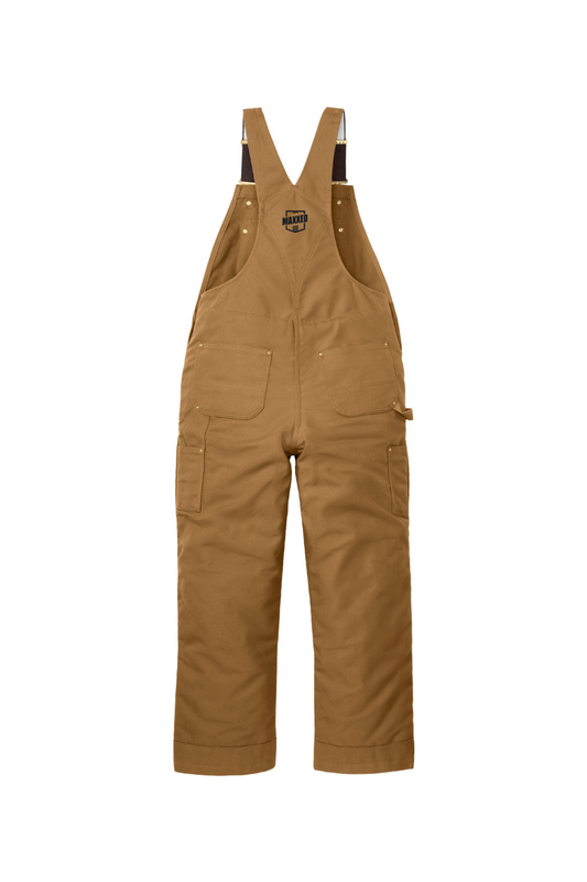 Maxxed Carhartt Firm Duck Insulated Bib Overalls