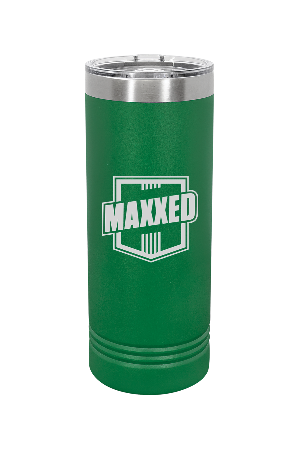 Maxxed Engraved 22 oz. Skinny Tumbler with Slider Lid