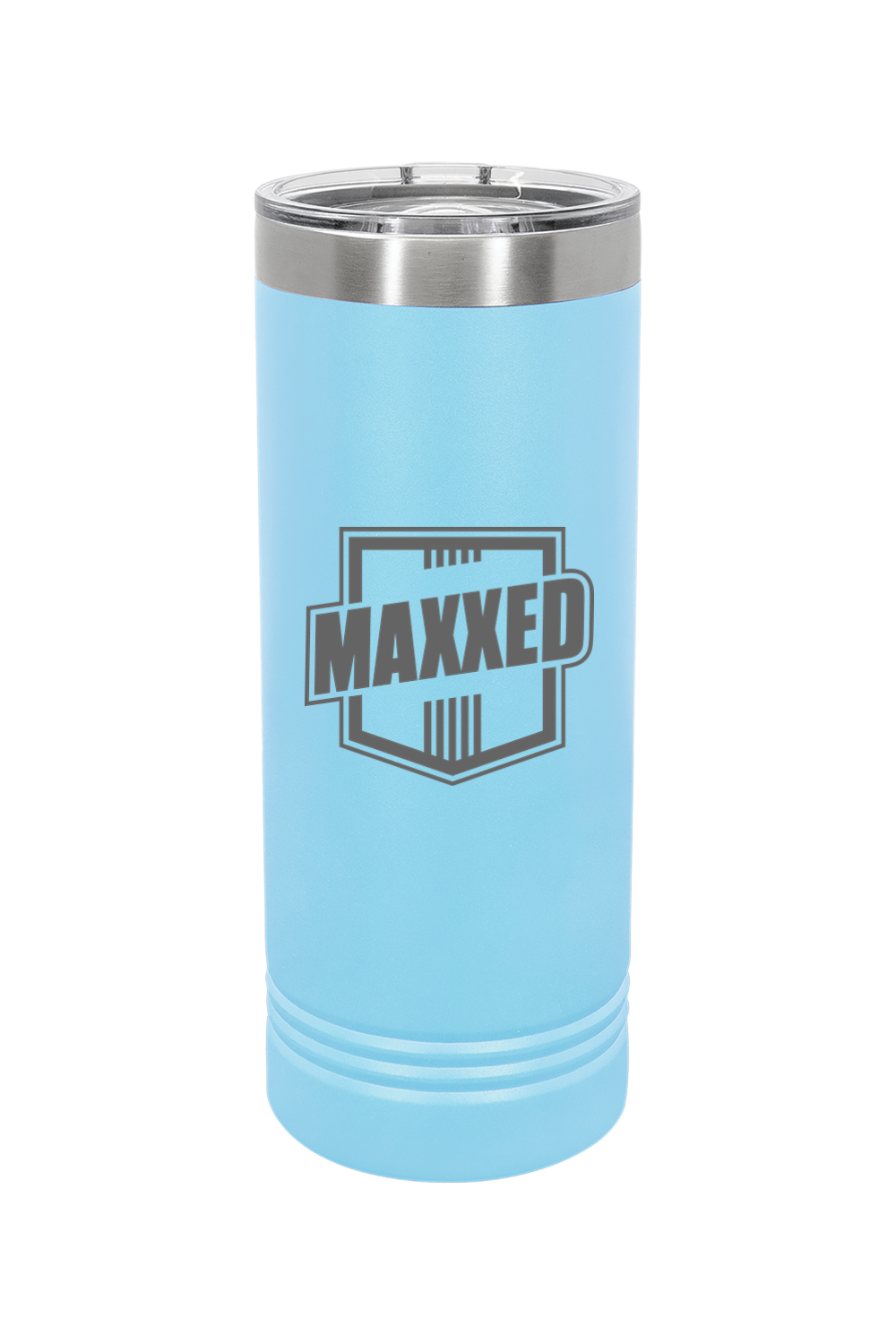 Maxxed Engraved 22 oz. Skinny Tumbler with Slider Lid