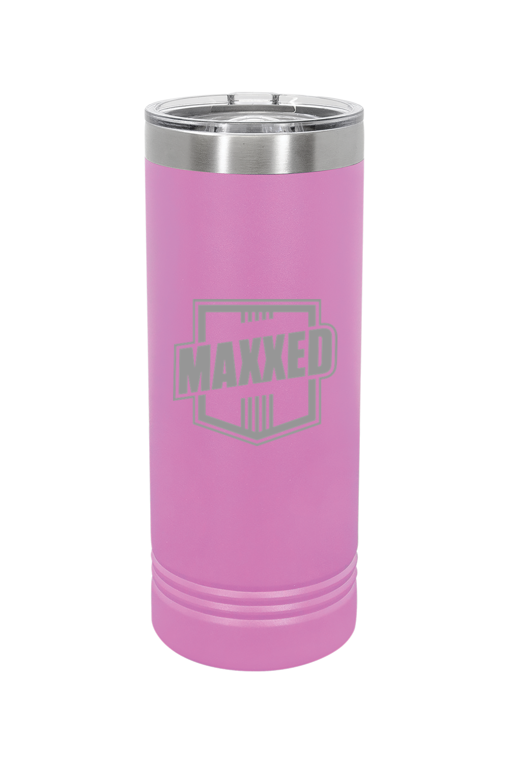 Maxxed Engraved 22 oz. Skinny Tumbler with Slider Lid