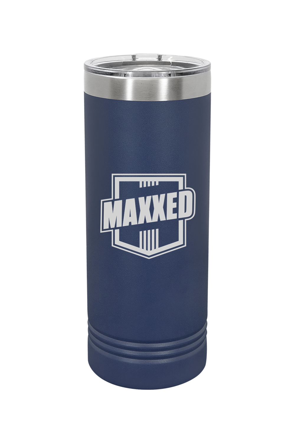 Maxxed Engraved 22 oz. Skinny Tumbler with Slider Lid