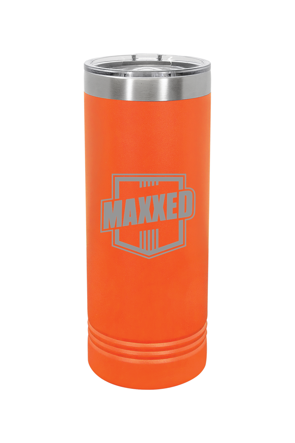 Maxxed Engraved 22 oz. Skinny Tumbler with Slider Lid