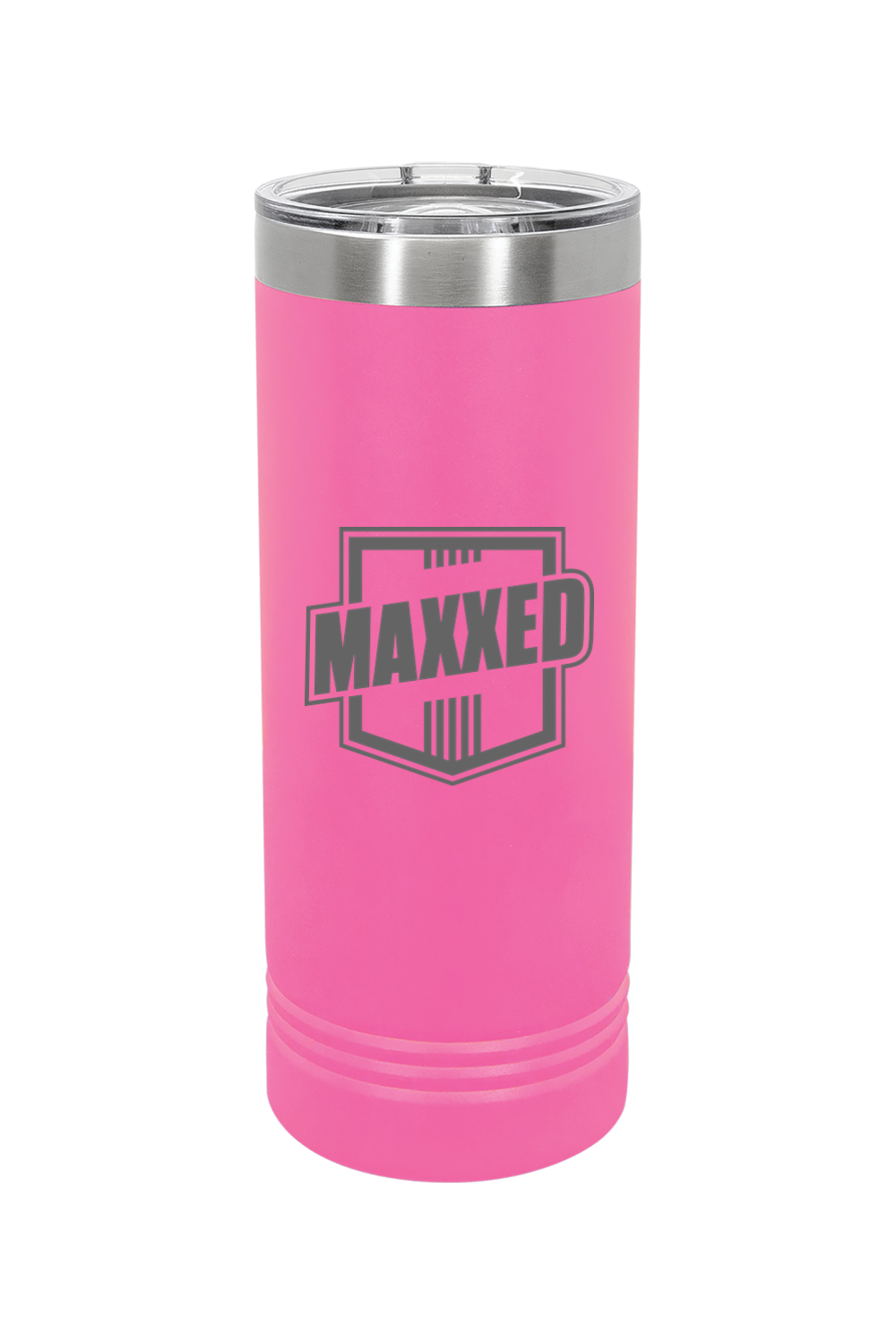 Maxxed Engraved 22 oz. Skinny Tumbler with Slider Lid