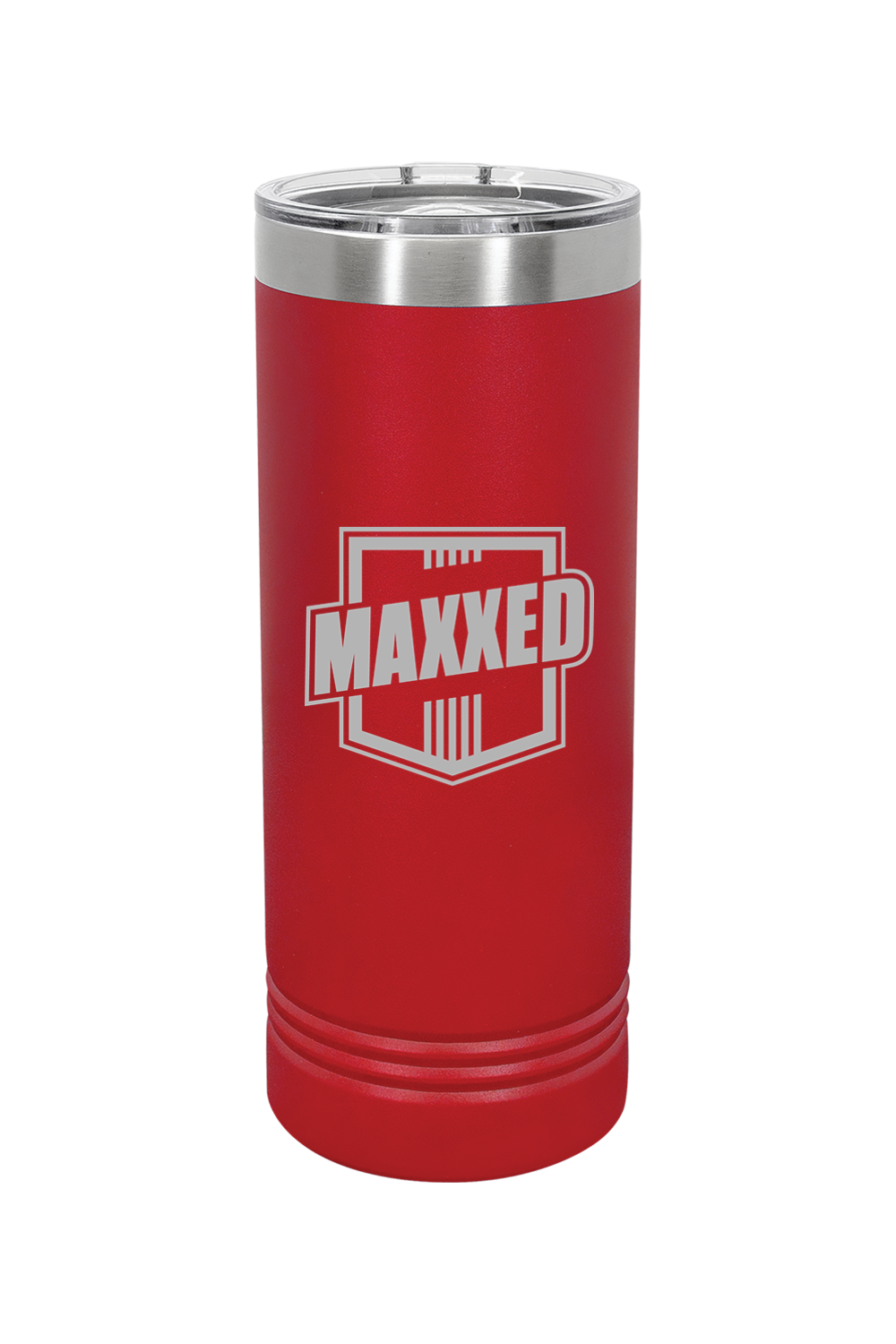 Maxxed Engraved 22 oz. Skinny Tumbler with Slider Lid