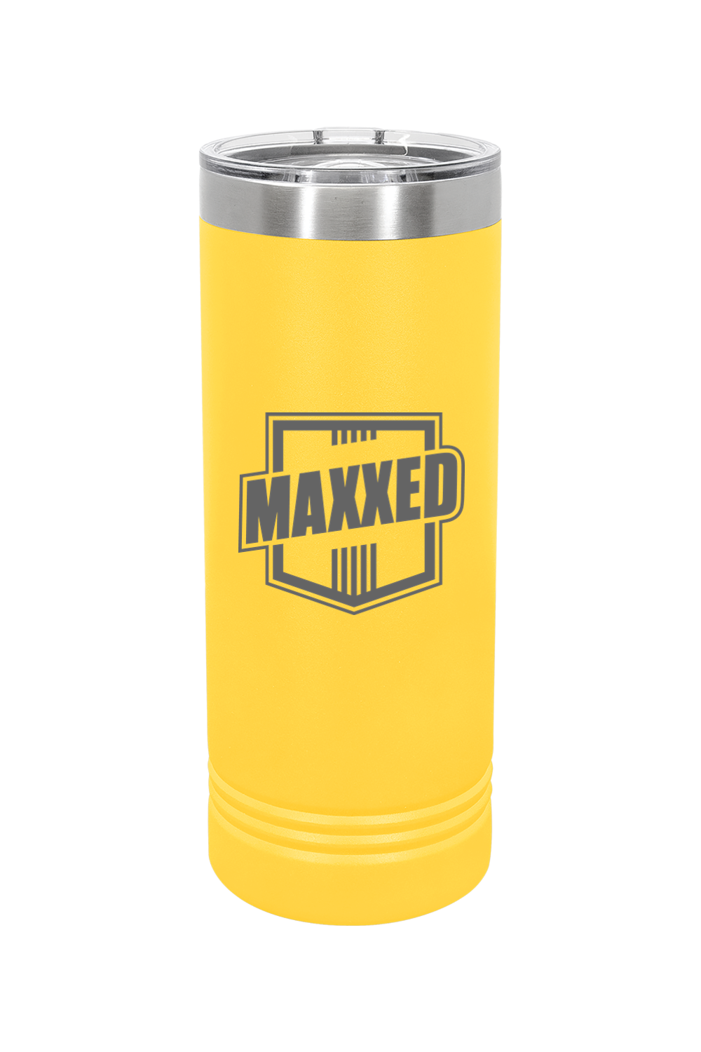 Maxxed Engraved 22 oz. Skinny Tumbler with Slider Lid