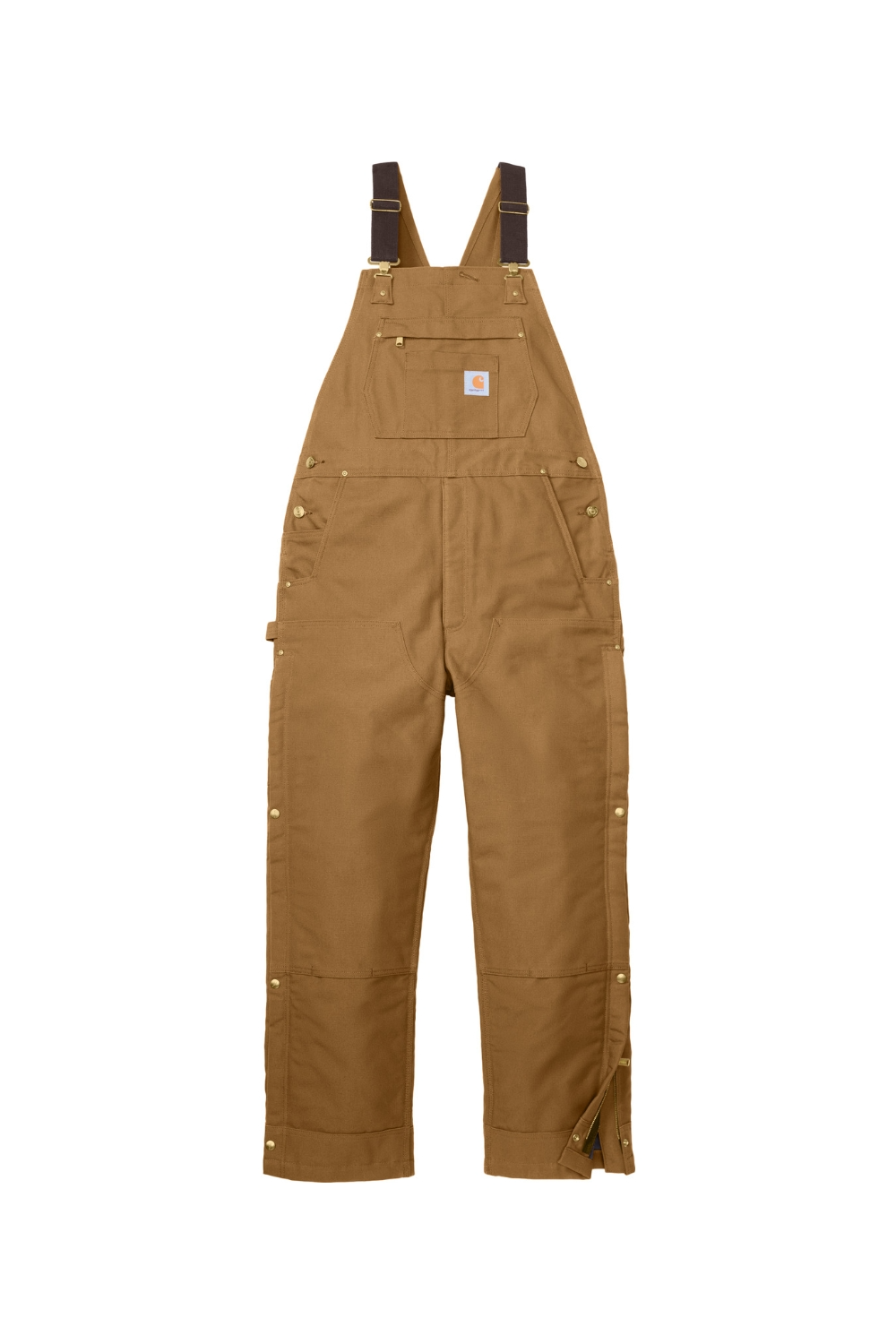 Maxxed Carhartt Firm Duck Insulated Bib Overalls