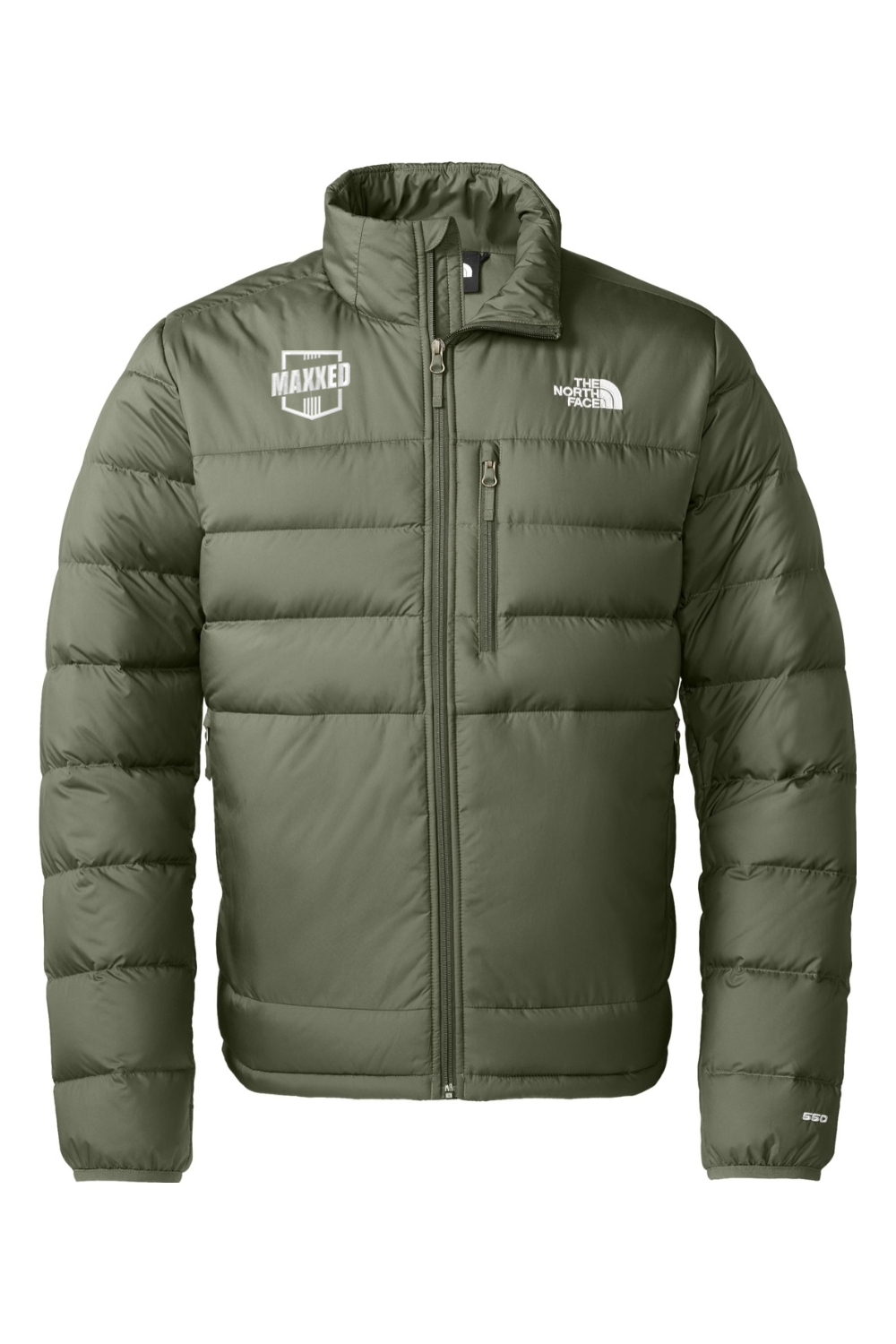 Maxxed Embroidered "North Face" Down Hybrid Jacket