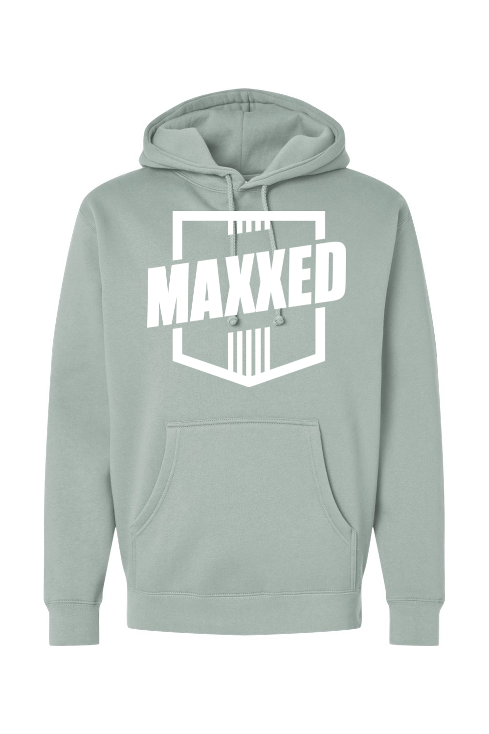 Premium Maxxed Dusty Sage Heavyweight Hooded Sweatshirt