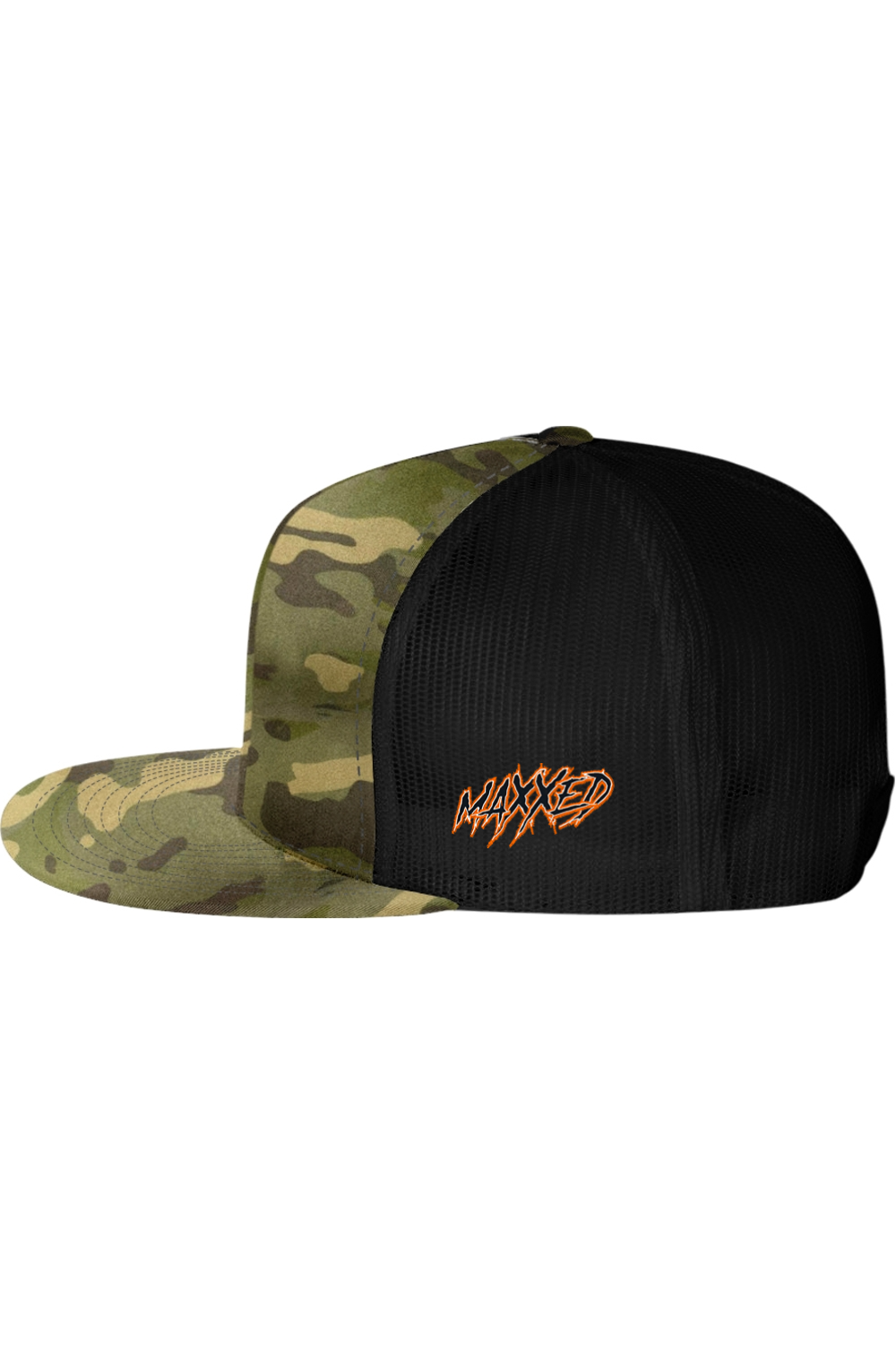 American Badass Camo Flat Bill Hat