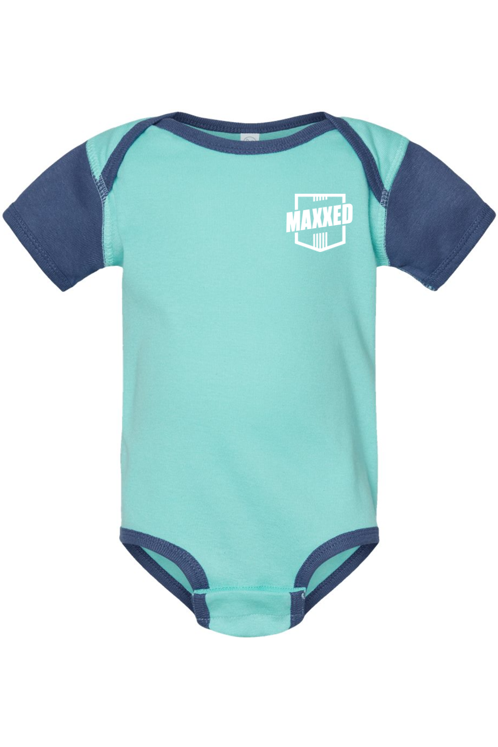 Maxxed Rabbit Skins Infant Short Sleeve Baby Rib Bodysuit