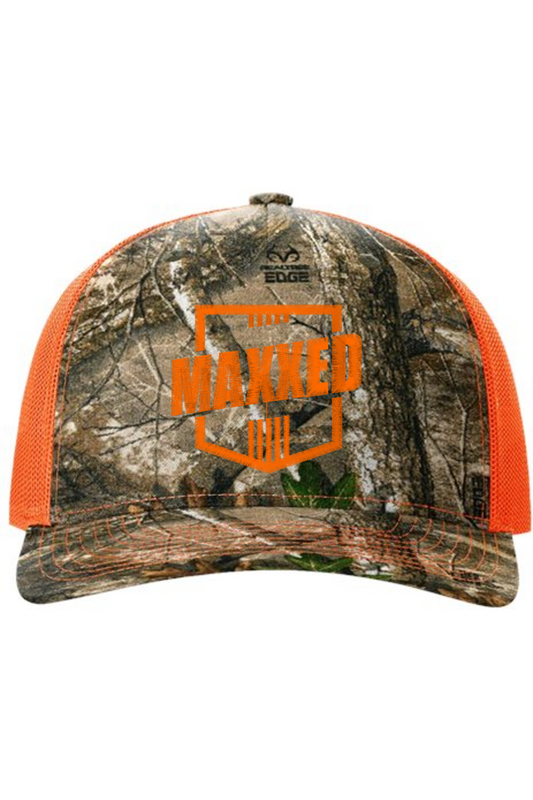 Maxxed Richardson Real Tree / Neon Orange