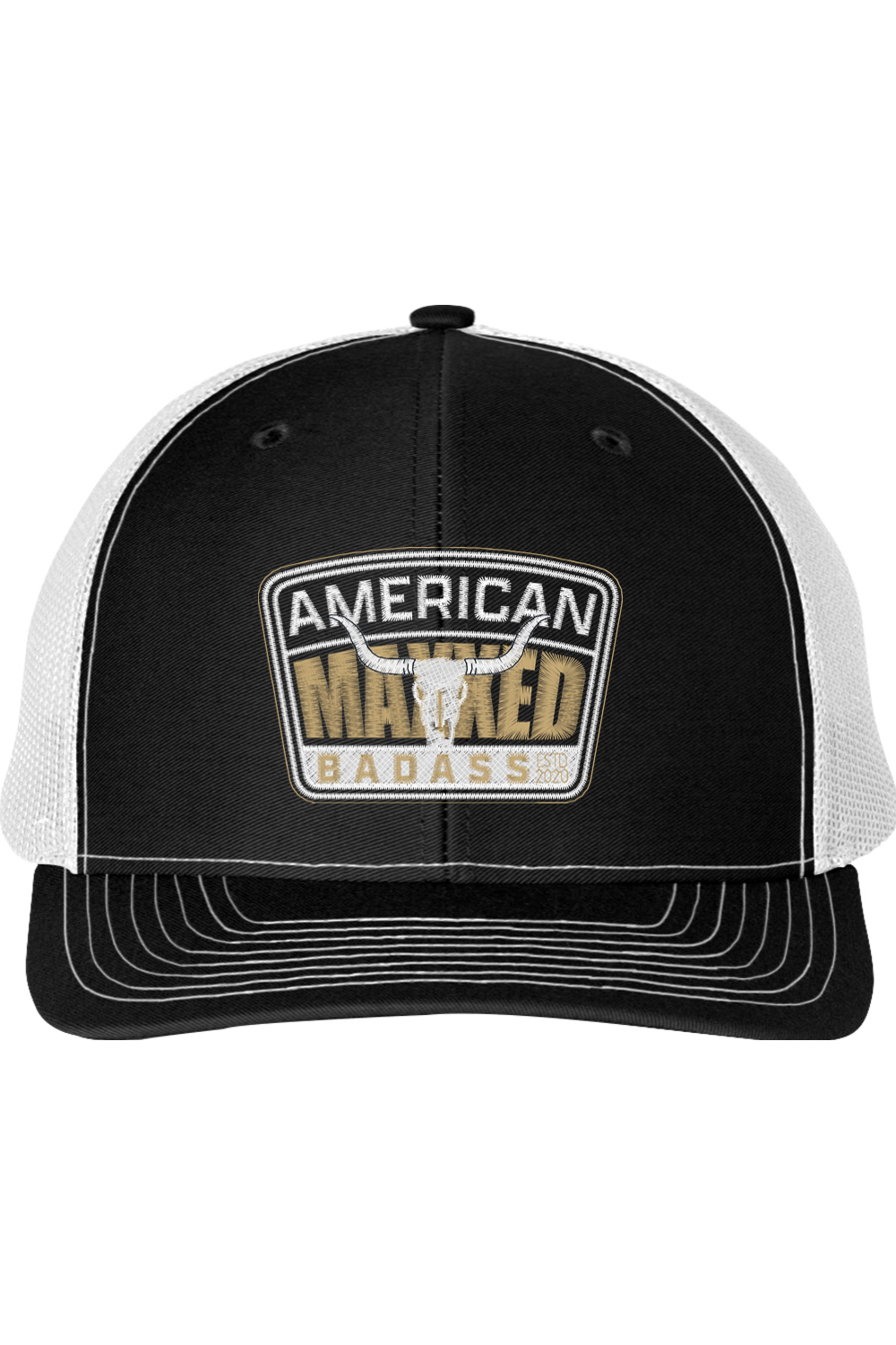 American Badass Gold / White Richardson Hat