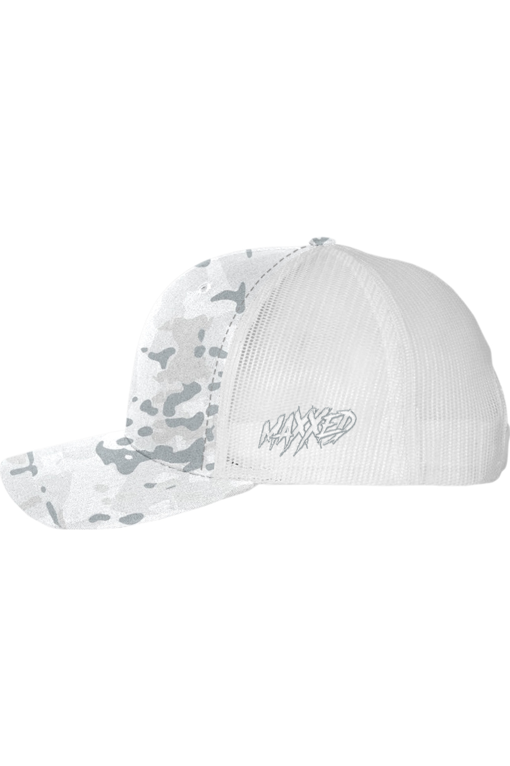 Maxxed White/White Multi Camo Hat